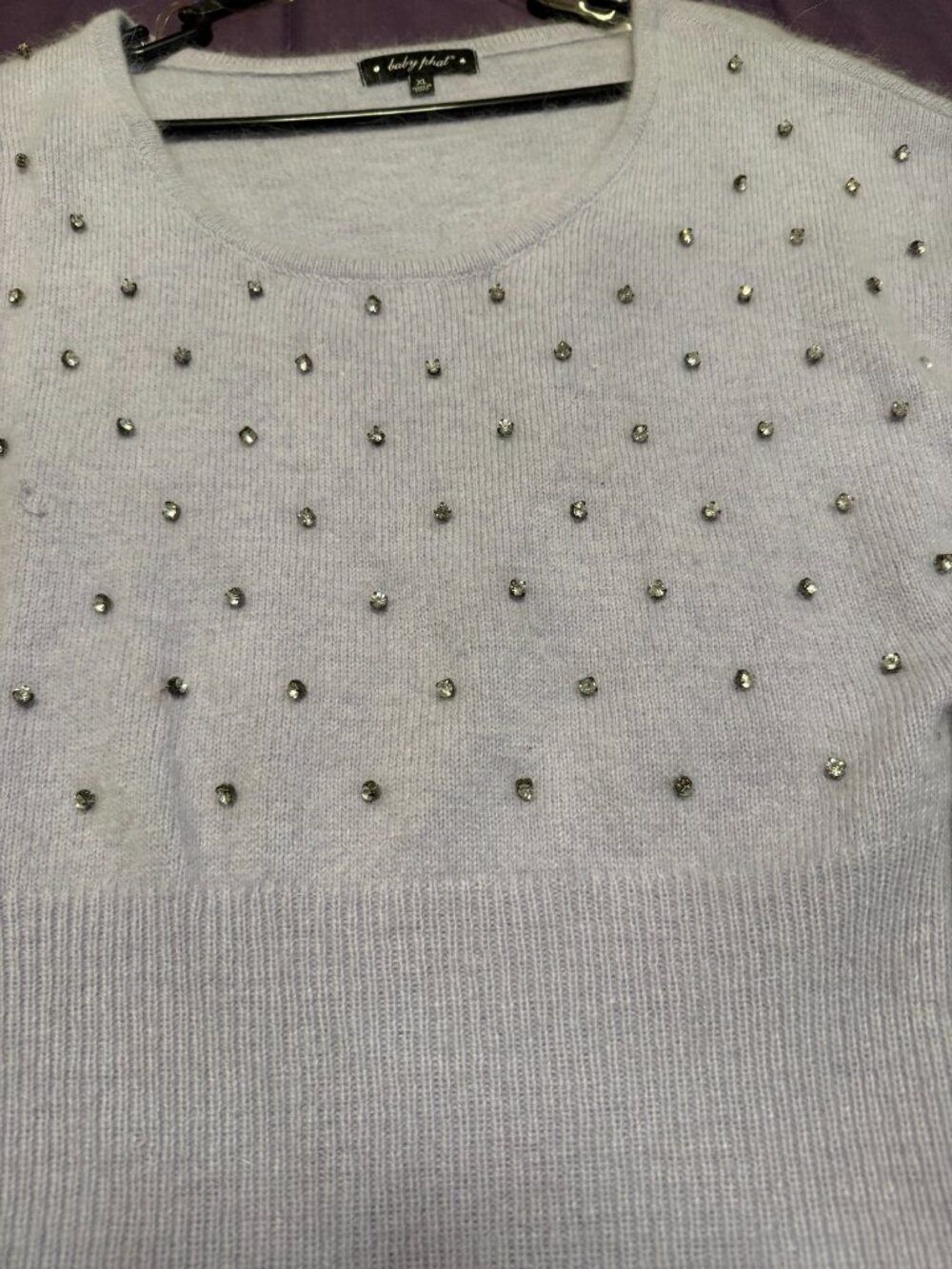 Nylon/Angora/Wool Sweater - Picture 5 of 5